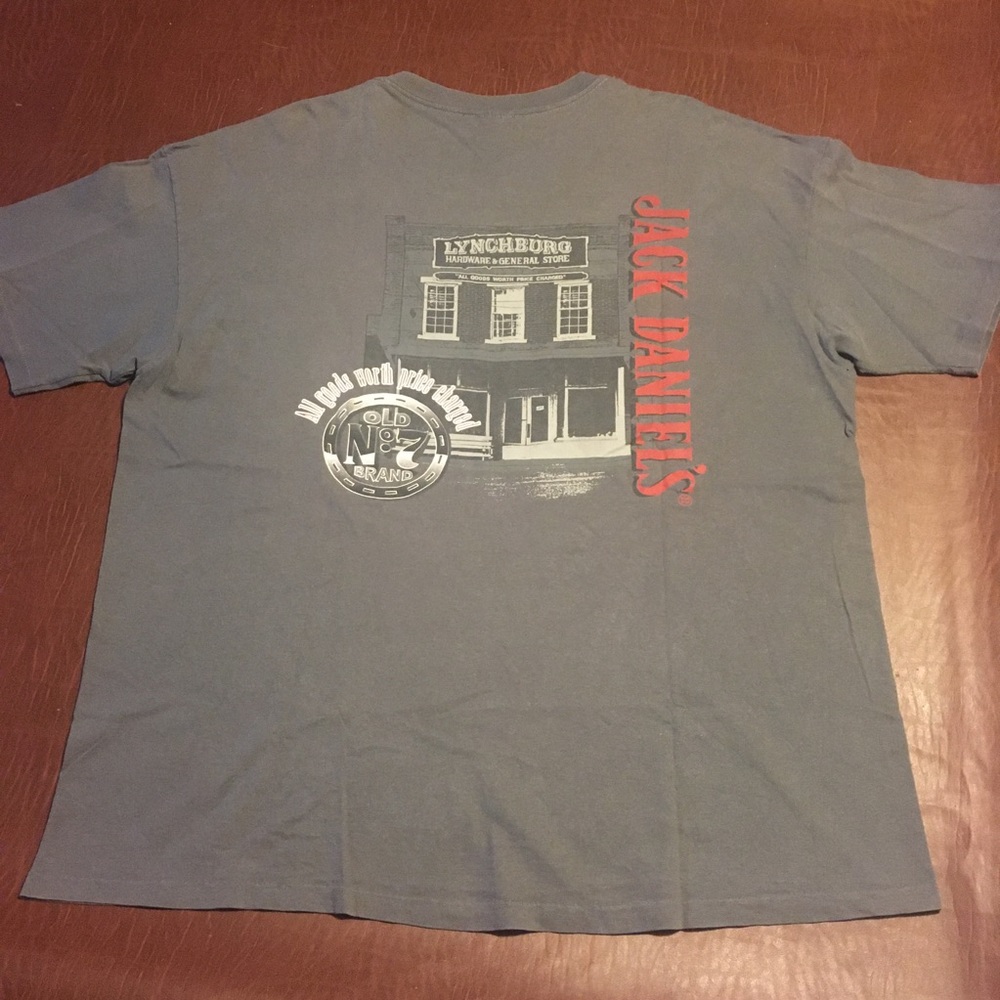 Vtg 90s Jack Daniels Ol No 7 Tee 2XL